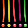 200 Pieces Neon Glow Blacklight Reactive Fluorescent Long Twisting Balloons for DIY Animals Twisting Glow Party Birthday Party Decoration