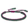 Women's Two-Color Ethnic Knot Bracelet: High-End Handwoven Jewelry