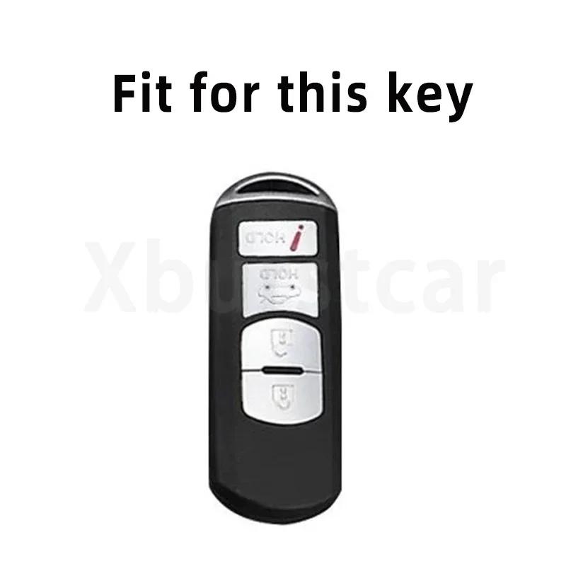 4 Buttons Fit For Mazda 2 3 5 6 7 Cx-3 Cx-4 Cx-5 Cx-7 Cx-9 Axela Atenza Tpu Auto Key Fob Cover Case Housing Protective Remote Auto Accessories