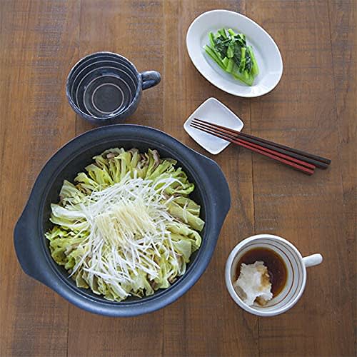 Yutori no Kukan (Comfortable Space) Harumi Kurihara Hospitality Pot (without steam plate) 24cm Navy LYO-0372