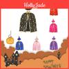 Kids' Halloween Cosplay Wizard Cape With Hat Costume For Role Play And Party