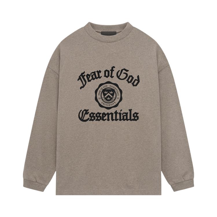

Fear of God Essentials Heavy Long-Sleeve Tee Heather Grey Men Tops 125HO242011F M