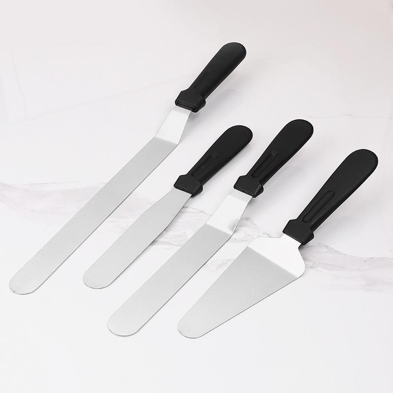 Plastic Handle Stainless Steel Spatula Cake Cutter & Pizza Shovel