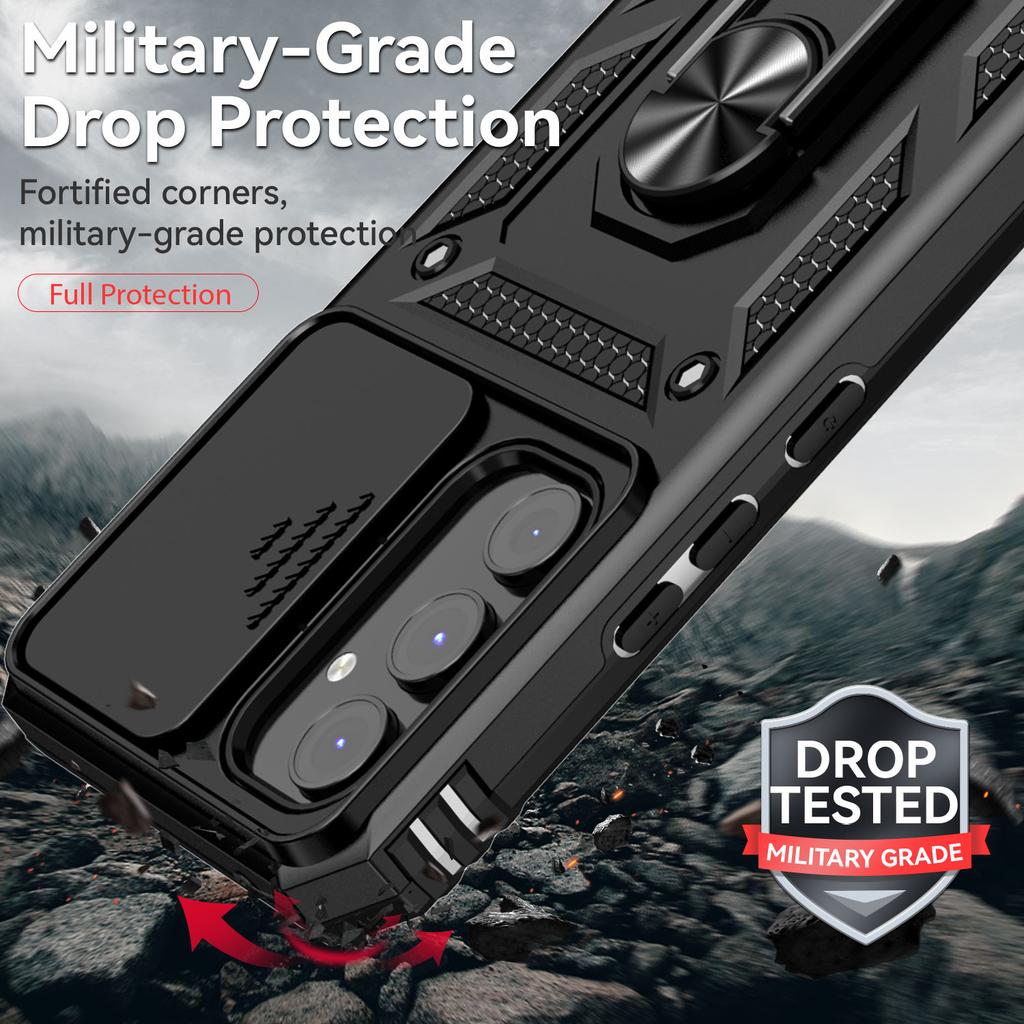 For Samsung Galaxy A54 5G Case Car Holder Magnetic Armor Shockproof Bumper Case For GalaxyA54 A54 A 54 Slide Lens Protect Cover