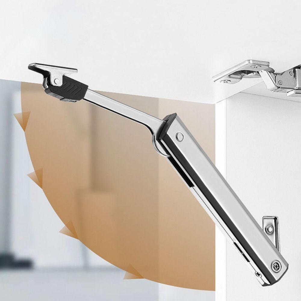 Heavy Duty Hydraulic Cabinet Hinge Adjustable Buffering Cabinet Door Support Durable Free Stop Lift Up Door Hardware