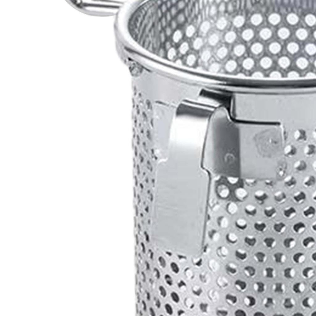 Cuchara Coladora para Espaguetis Colador de Pasta para Cocina Tamiz Utensilio Resistente al Óxido Colador para Fideos Cesta para Freír Profunda para Cocinar Escurrir