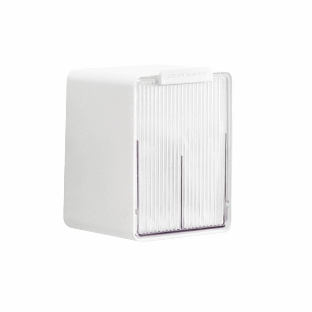 Free Punching Cotton Swab Storage Box with Lid Container Box Convenient Storage Drawer  Cotton Pad