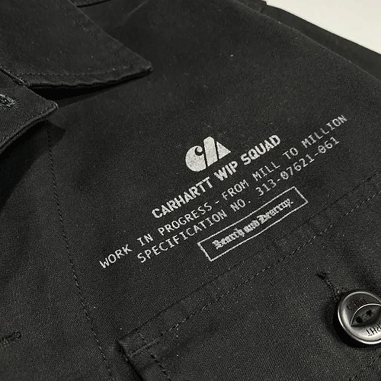 Carhartt WIP Multi-Pocket Collar Shirt Jacket Men Jackets Black A191049-89-00