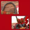 Christmas Eve Candy Bag with Cute Elk Doll Design Festival Gift Bag Suitable for Mantel Shelf Table