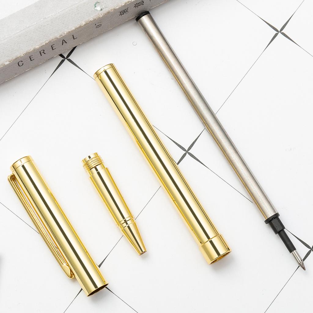 1 Piece Gel Pen Luxury Cute Wedding Rose Gold Metal Stationery School Office Supplies Pens
