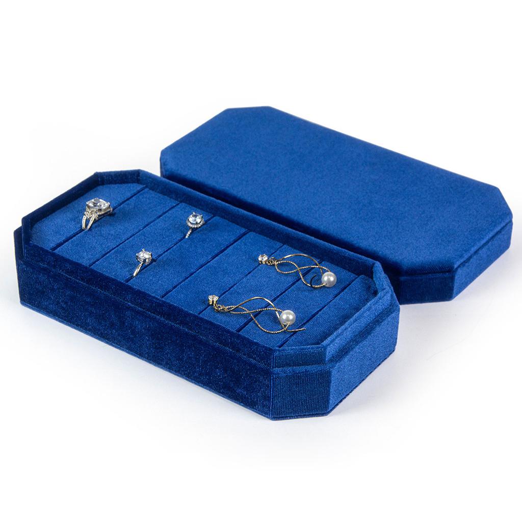 Jewelry Box Jewelry Organizer Small Jewelry Rings Box Velvets Material Portable Jewelry Storage Box for Storage Display