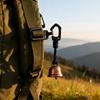 Bear-Repelling Iron Bell Outdoor Bear Bell Super Loud Bear Scare Bell Camping Gear With Keychain For Backpacking Hiking Walking