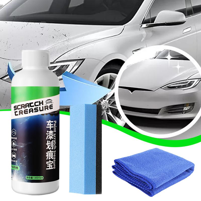 Car Scratch Eraser Car Scratch Repair Agent 120ml Car Scratch Repair Agent With Sponge Wipe For Car Paint Scratch Repair