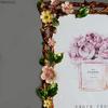 Europäischer Retro-Blumen- und Vogel-Metall-Fotorahmen-Dekor Kreatives Hochzeitsfoto Wohnzimmer Schreibtisch-Fotorahmen Ornamente