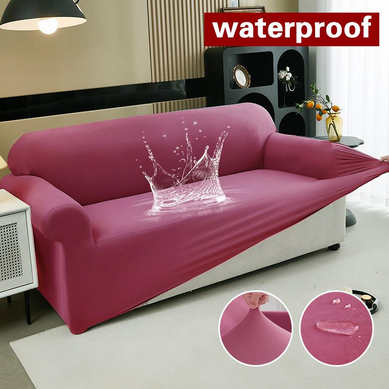 Waterproof Stretch Sofa Slipcover Non-slip Sofa Covers for Living Room Couch Cover Corner Furniture Protector for Kids, Pets