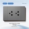 Type 118 American/Thailand Universal Standard with USB/Type-c/light Switch and Outlets Wall Switches and Sockets