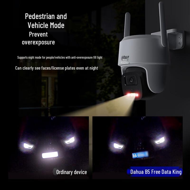 Dahua 5MP 4G AI Outdoor Security Camera CN plug (adapter included)