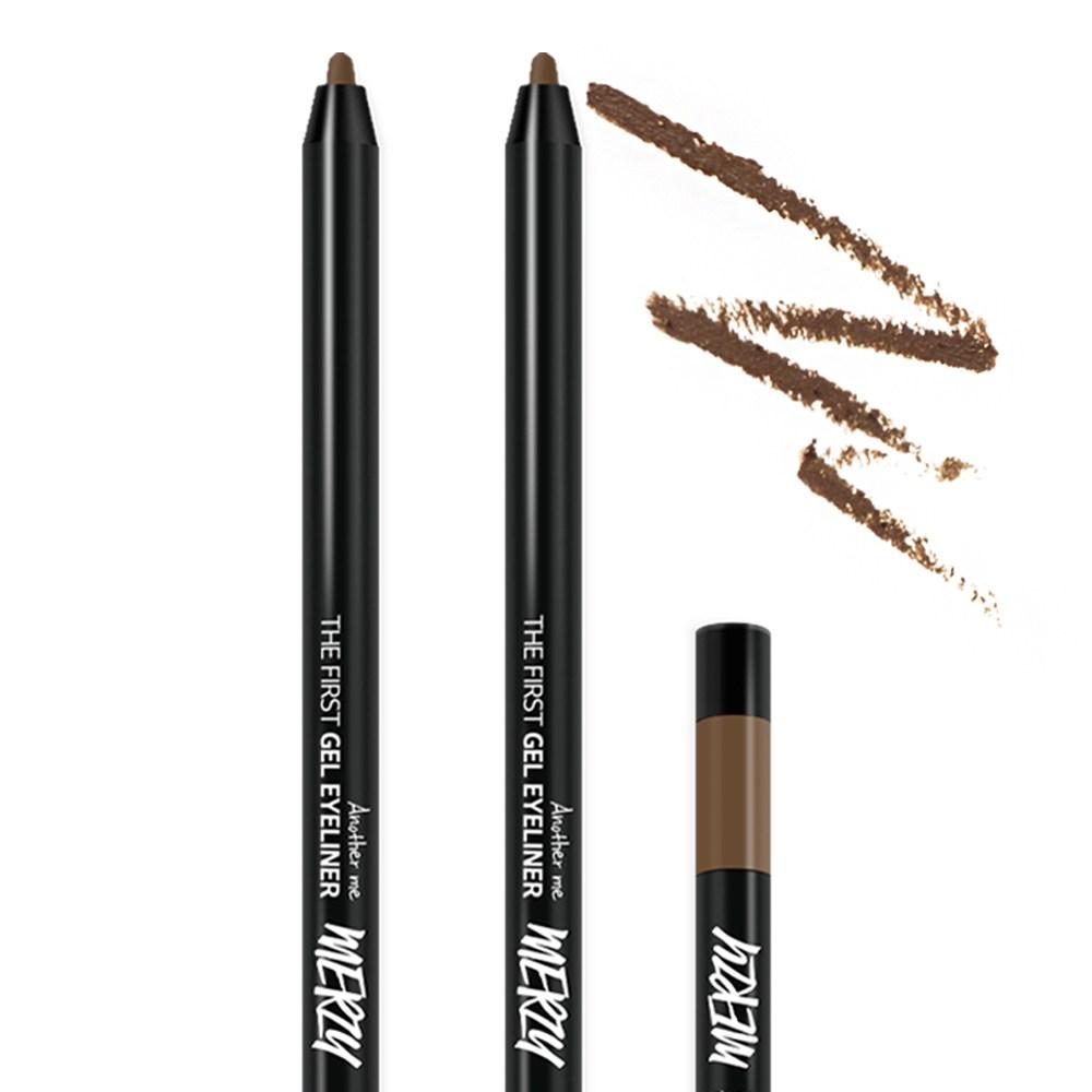 Merzy The First Matte Gel Eyeliner 0.5g, G6 Soft Brown, 2 pcs