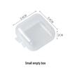 Transparent Jewelry Organizer: Multi-Function Mini Storage for Earplugs, Rings, Earrings, and Necklaces. Portable and Compact Design.