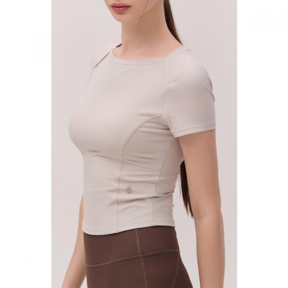 HuiT Ribbed Modal Neck VarianT Inbra T shirT hTwTs5k03T