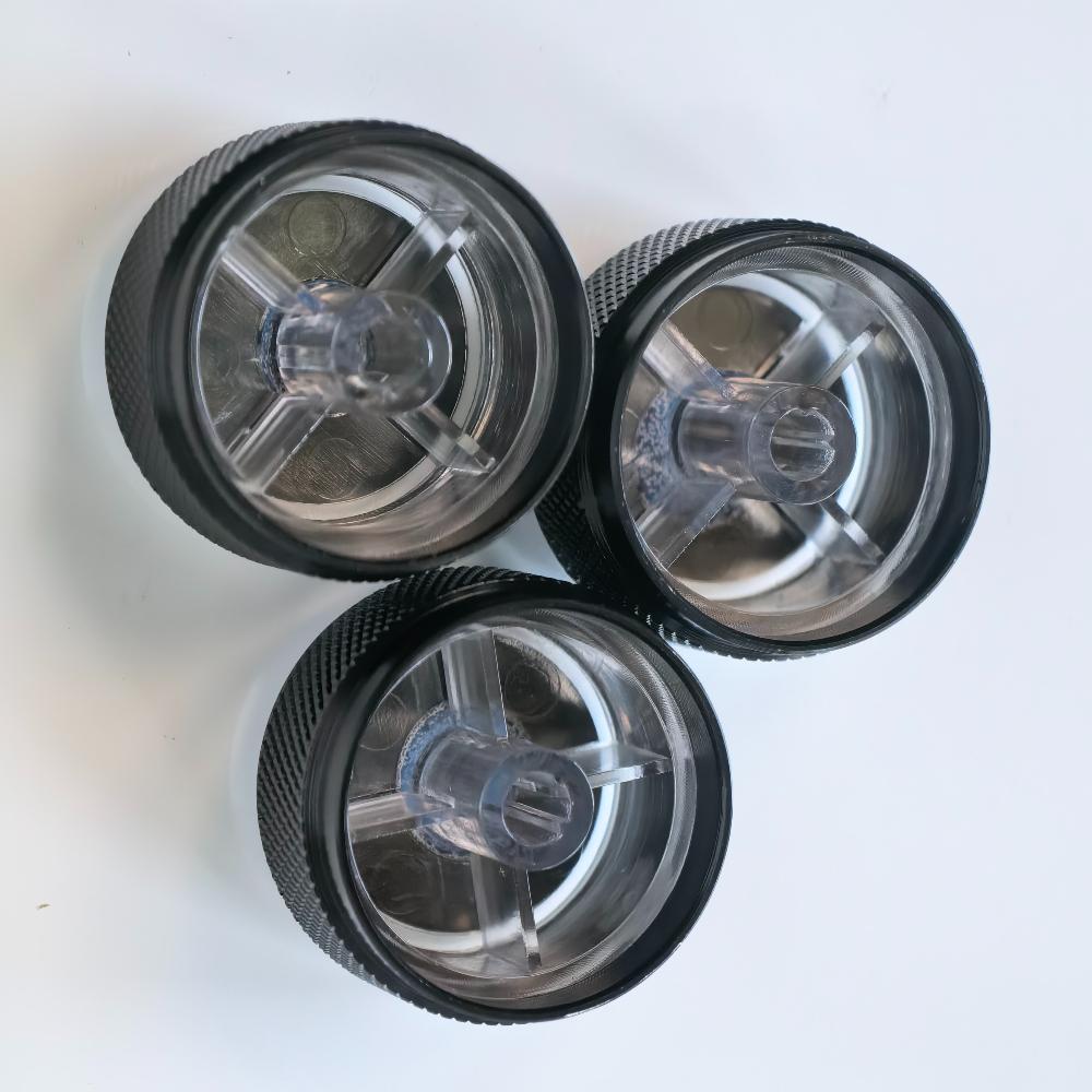 3Pcs Aluminum Alloy Heat Control Knobs Fit For Toyota Tacoma Platz Vios Vitz Yaris Echo Scion Xb Ac Switch Knob Air Conditioning