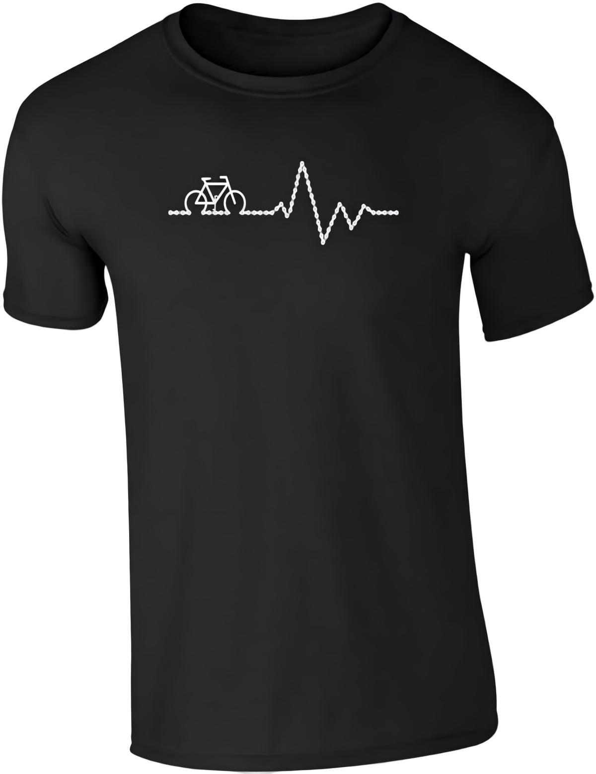 Bicycle Heartbeat T-Shirt 3XL чёрный