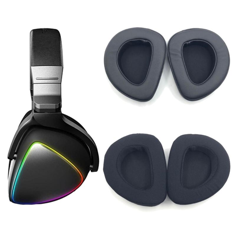 Earpads Earcup Covers Replacement Protein Leather Soft Memory Foam Option For ROG Noise Reductions