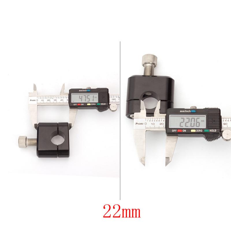 22mm 28mm CNC Motorcycle Universal HandleBar Handle Fat Bar Risers Mount Clamp Adaptor For Pit Dirt Bike Racing Accessories ATV