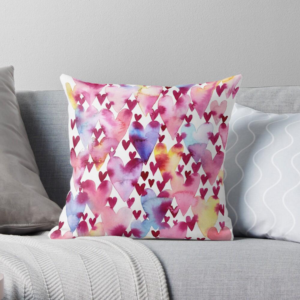 Home Decor Colorful Floral & Nature Patterned Pillow Covers Pattern Cushion Cover Suitable for Sofa Bedroom Car Pillow Cover