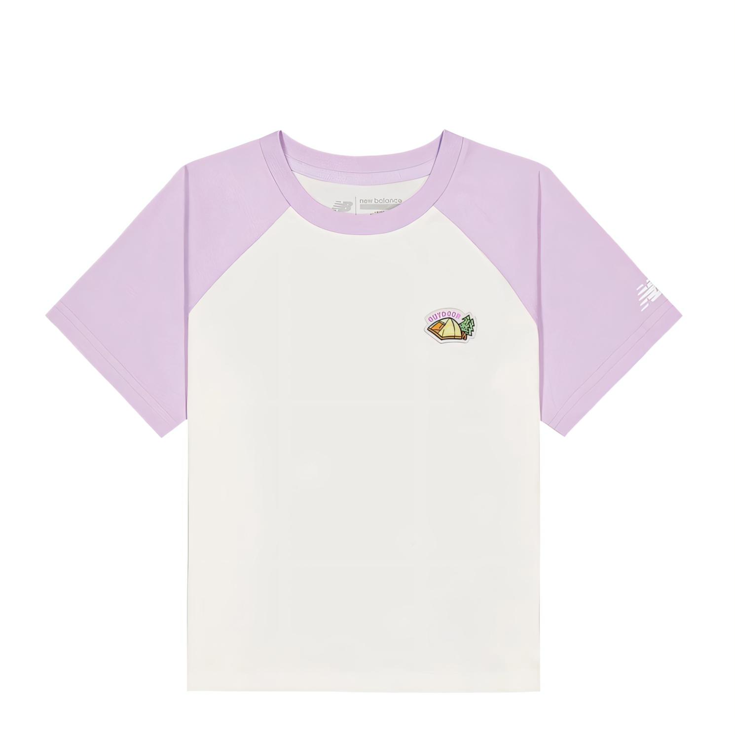 New Balance T Shirt Purple Children Aged 3 7 Years Old 7EF21033 130