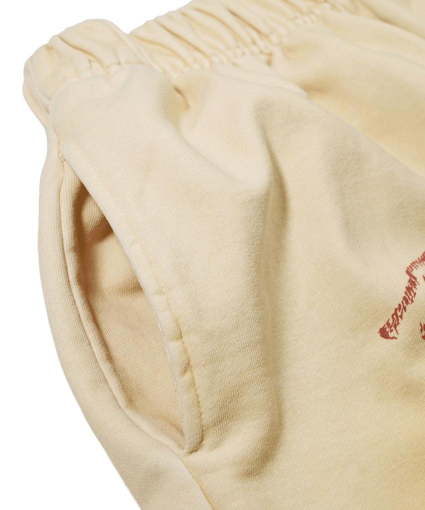 Bieseulaebis Oil Washed Graphic Pants Ivory
