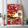 Super Sentai Hero Squad Pattern  3pcs 100% Round Full Drill 5D DIY Diamond Painting Embroidery Cross Stitch Rhinestone Décor