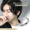 Shinjuku Gin No Kura Diamond Cut Silver 925 Ear Cuff (Single Ear) Slim Ear Cuff Non-Pierced Earrings Ear Clip