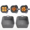 17cm Air Fryer Silicone Liners 4-5L Airfryer Liners Air Fryer Mould  for Philips
