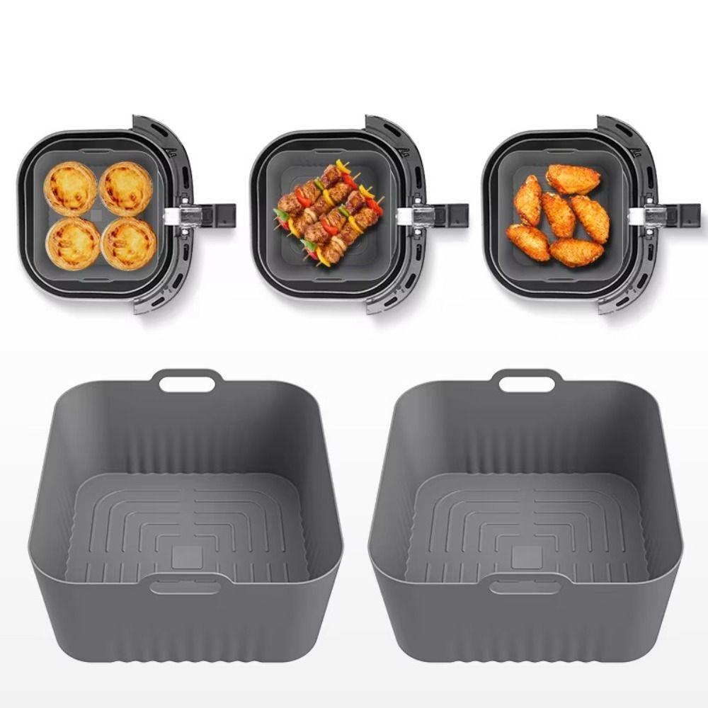17cm Air Fryer Silicone Liners 4-5L Airfryer Liners Air Fryer Mould  for Philips