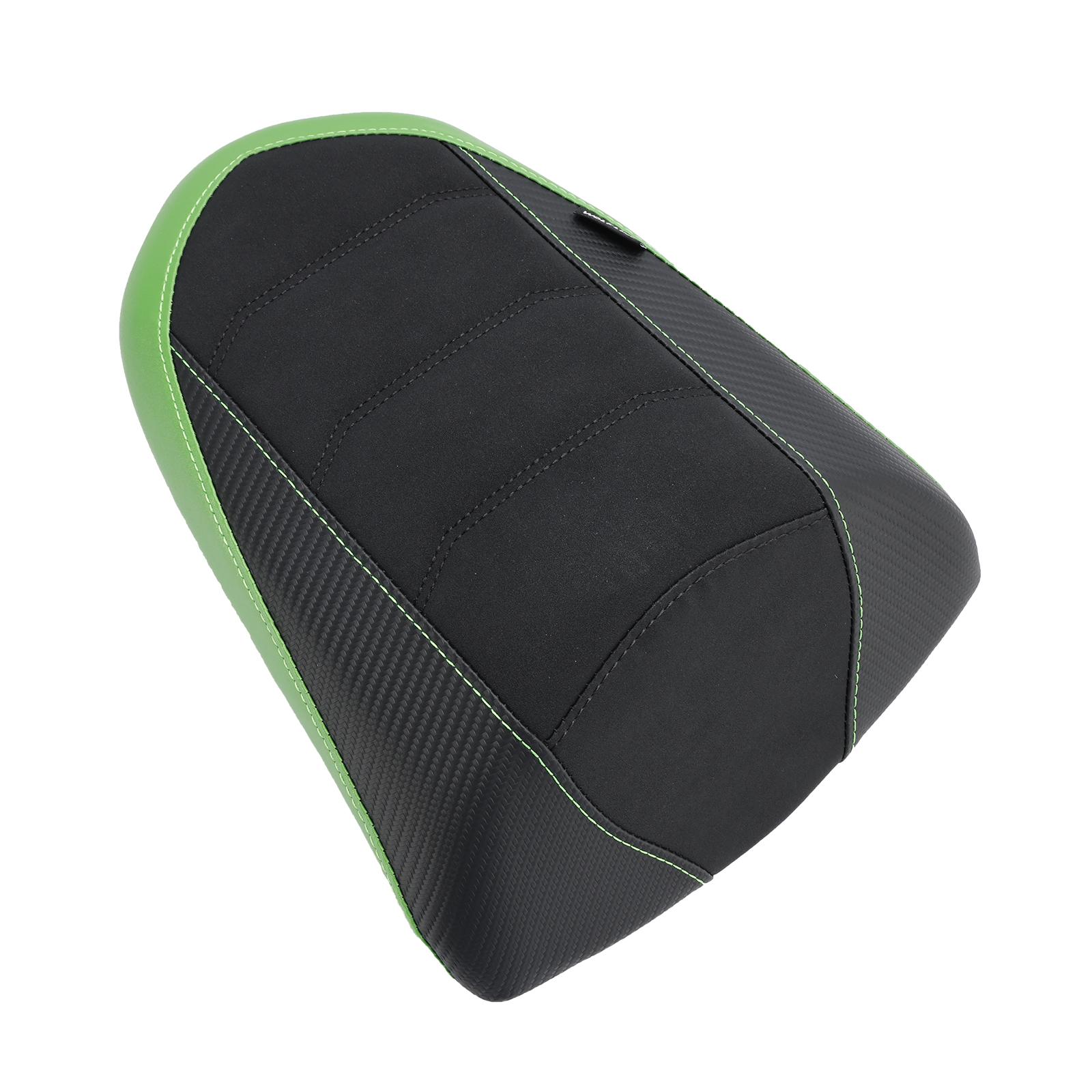 

Подушка сиденья заднего пассажира плоская из ПУ подходит для KAWASAKI Ninja 1000SX 2022-2023 зелёный