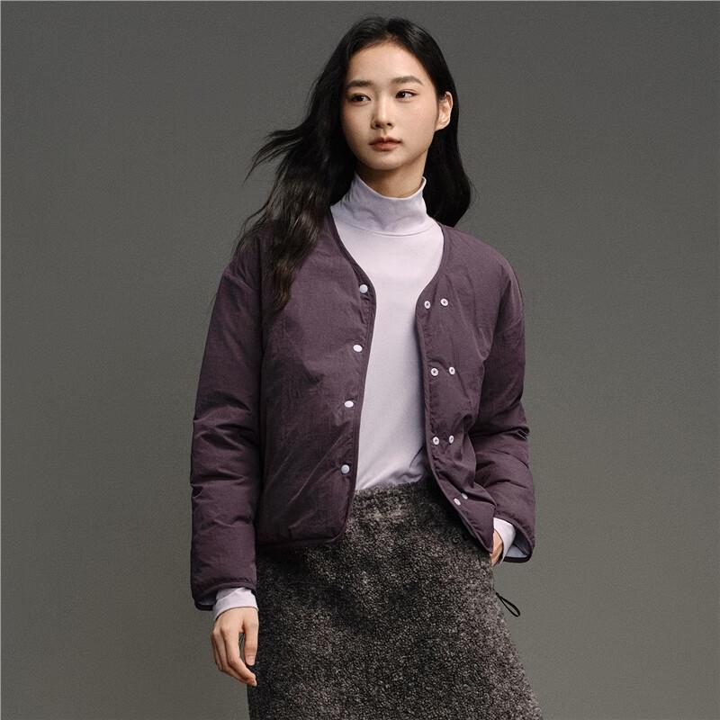 GIORDANO CONCEPTS Women's Reversible V-Neck Down Jacket