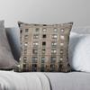 Plattenbau Building Facade Architecture Square Pillowcase Polyester Linen Velvet Creative Throw Pillow Case Home Cushion Cover
