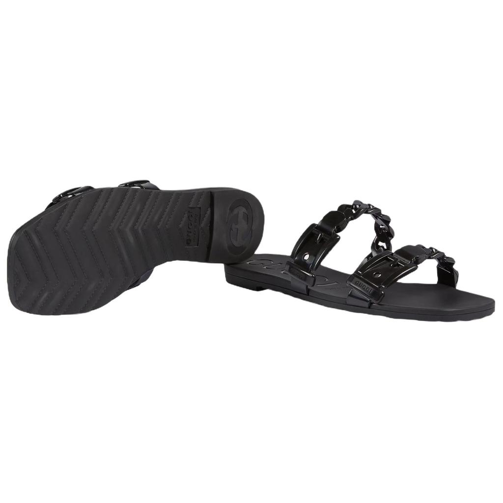 Gucci Rubber Sandals Women's 624731 J8700 1000