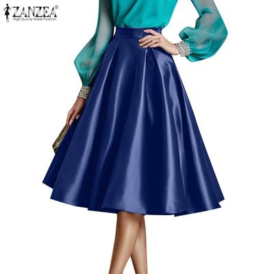 Lockere, lässige, einfarbige A-Linien-Röcke für Damen