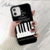 Etui na telefon z muzyką fortepianową i gitarową dla iPhone 11 12 13 14 Pro Max mini X XR XS SE 2020 6S 7 8 Plus Samsung Galaxy S21 S22 Pokrowiec skorupa