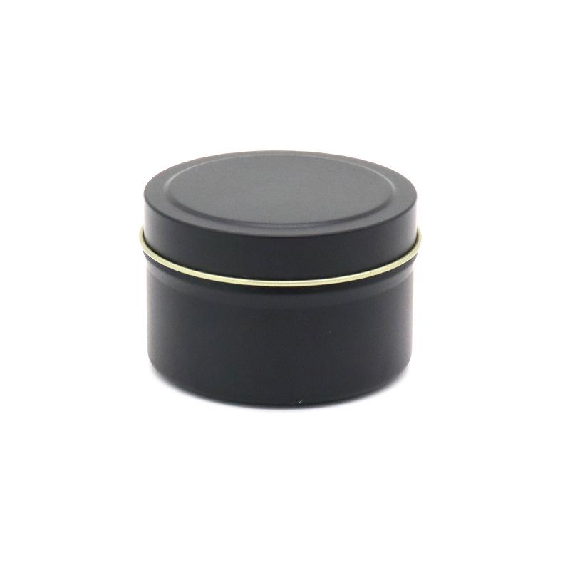 Ins Black Iron Can 70g Fragrance-free Candles Festival Wedding Souvenir Aromatherapy Ins Style