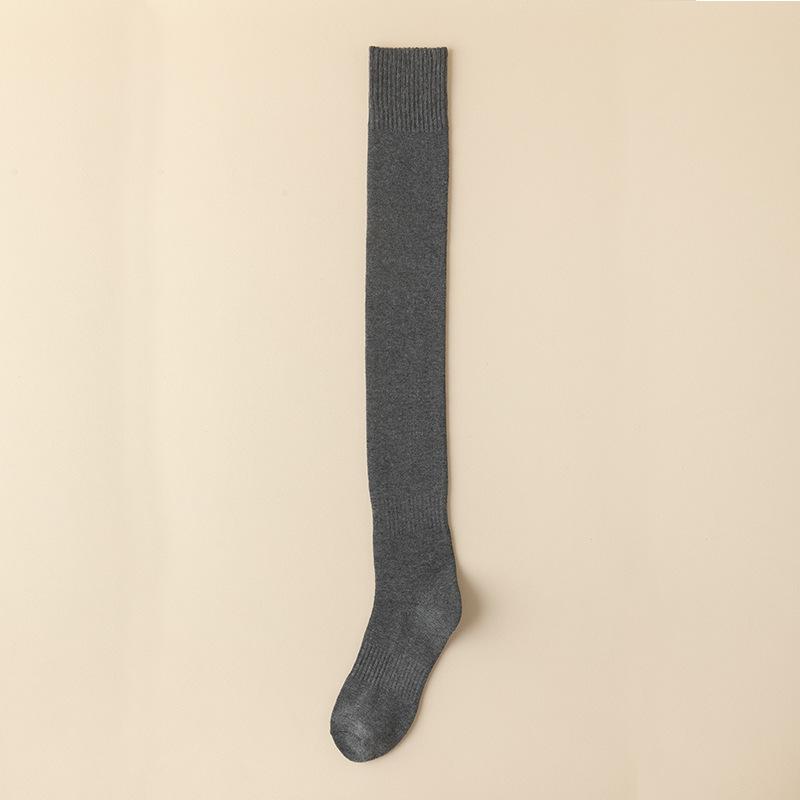 Knee-high Thigh-high Socks for Women, Thickened and Fleece Warm Long Socks, Winter Knee Protection Calf Socks, High Thigh-high Socks