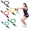 11-Piece Adjustable Multifunctional Resistance Band Set for Latissimus Dorsi Exercise and Training