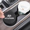 2Pcs Suede Car Water Cup Bottle Holder Anti-slip Mat Pad For Hyundai Elantra Tucson Genesis Avante Grandeur Sonata Casper Venue XX42