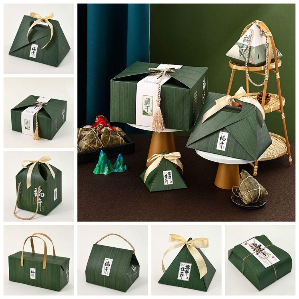 

Cute Chinese Style Gift Bags Paper Gift Zongzi Box Home Decor Style 6