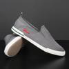 Men Shoes Breathable Canvas Sneakers Mens Summer Casual Walking Outdoor Sports Light Sneakers Male Driving Shoes Slip On Shoes
