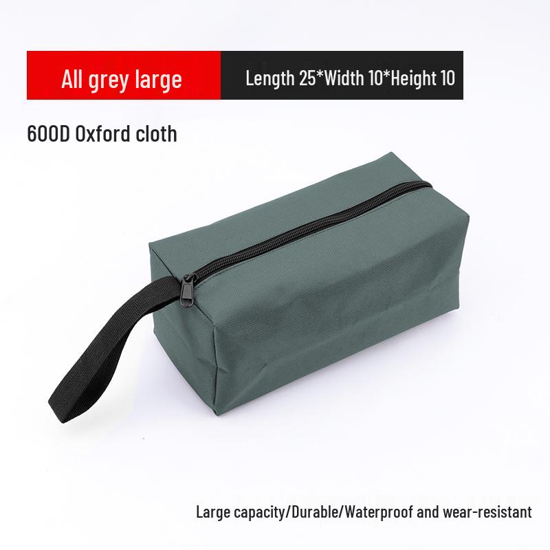 Heavy-Duty Canvas Tool Bag with Multifunctional Oxford Cloth for Electricians