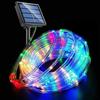 Solar Rope Strip Light Fairy String Garden Christmas Decoration Garland Xmas Solar Rope String Light Fairy Strip 32M/22M/12M/7M