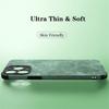 Luxury Matte Lambskin Leather Phone Case for iPhone 14 13 12 11 Pro Max X XR XS 7 8 Plus SE 2 Lens Protection Soft Cover Funda